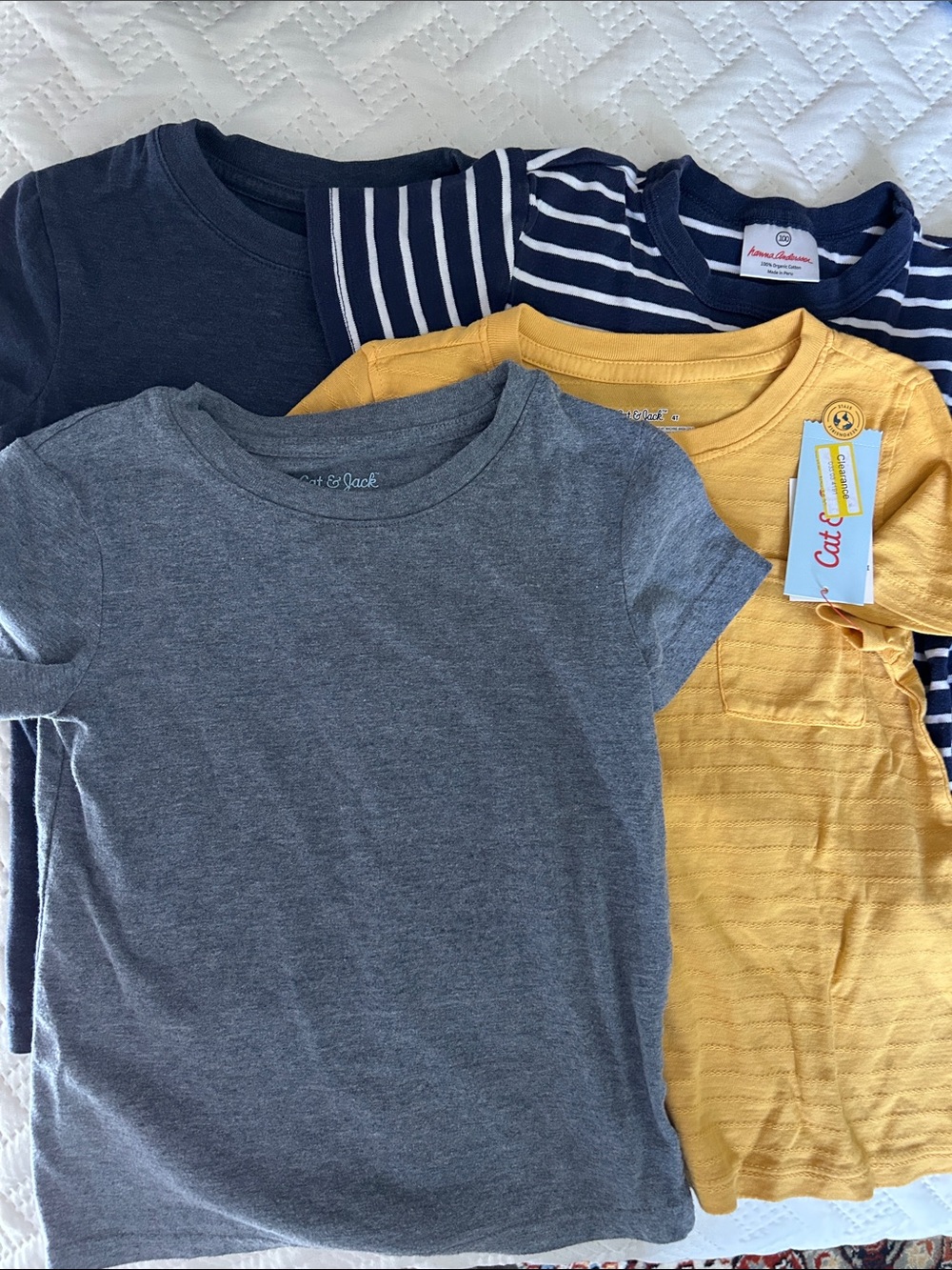 Bundle of Cat and Jack 4T Short Sleeve Tees